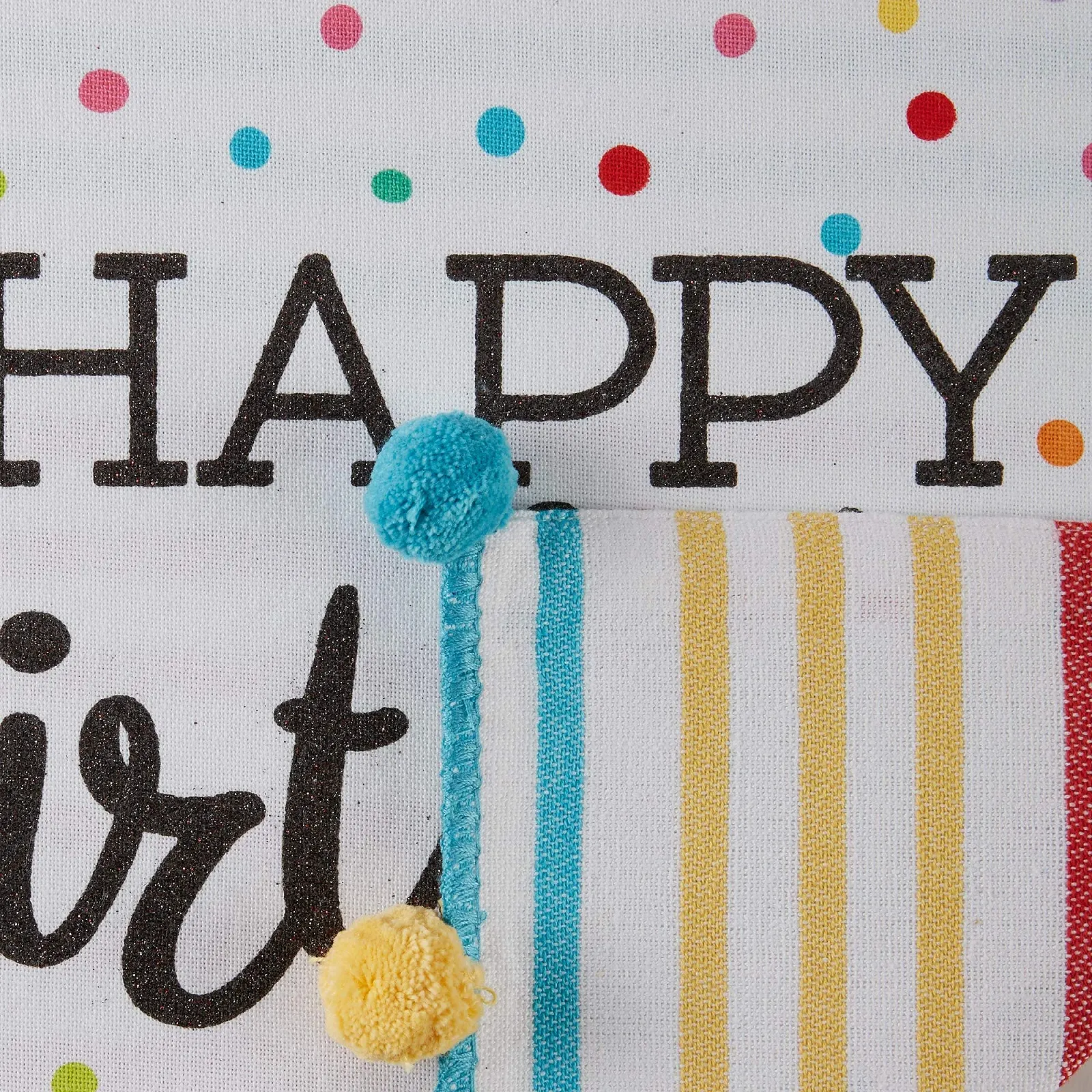 Ранер для столу DII Happy Birthday Collection 14 x 72 дюйми Бавовна Різнокольоровий, фото №2