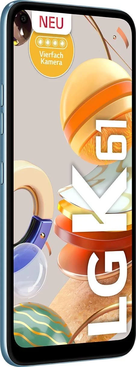 Смартфон LG K61 128 GB 6.53 дюйма FHD+ Белый, фото №3