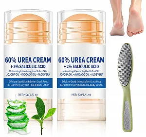 Крем для ног Urea 60% стик с мочевиной и средством для удаления мозолей 2 шт. - Фото 1