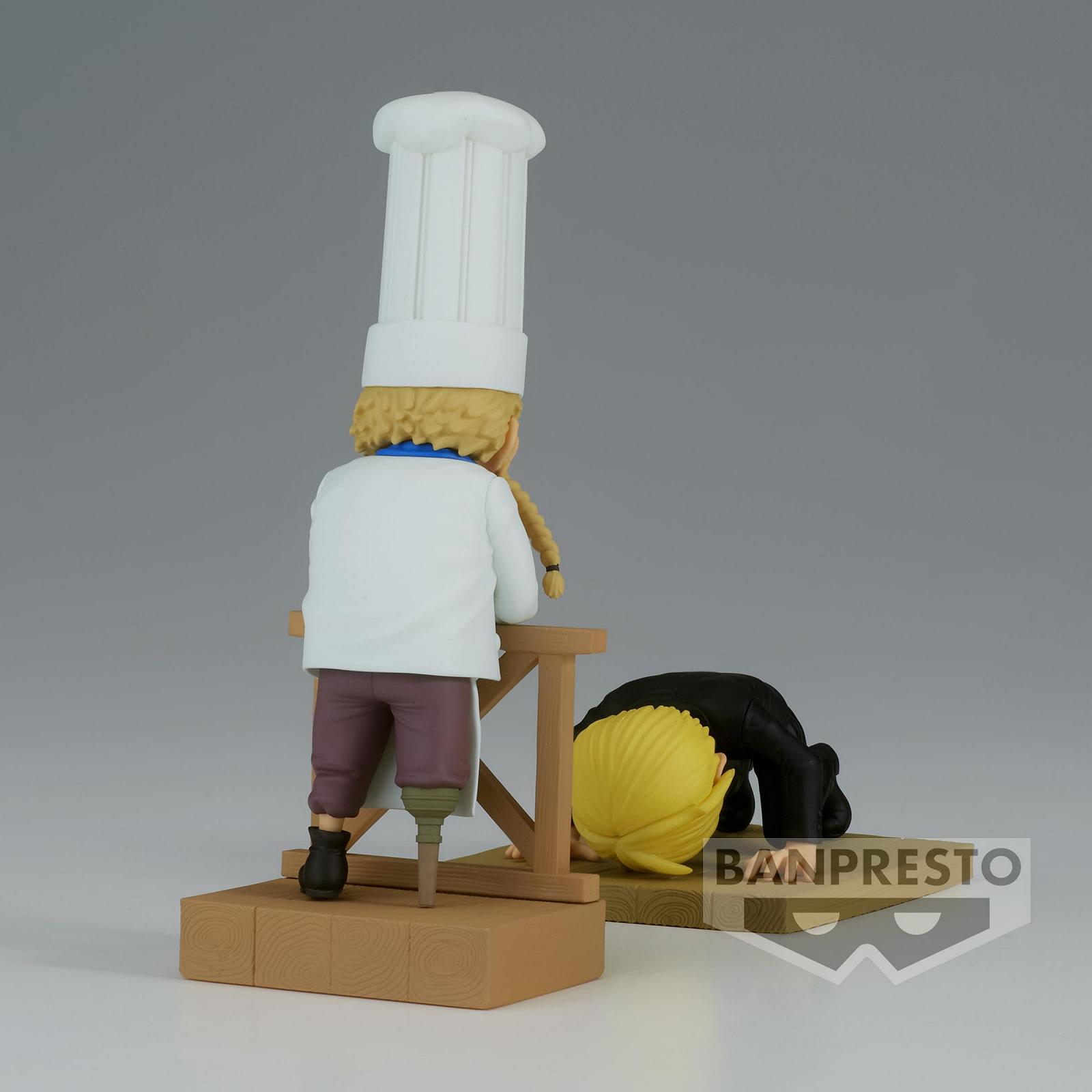 Фігурка Banpresto One Piece Sanji and Zeff 2 8 см, різнокольорова, фото №5