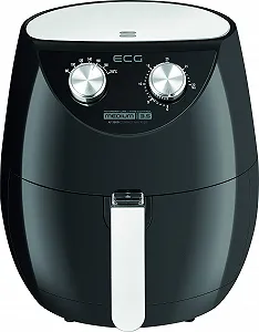 Мультипечь ECG AF 3500 3.5 л Черная 80-200°C 1500 Вт - Фото 1