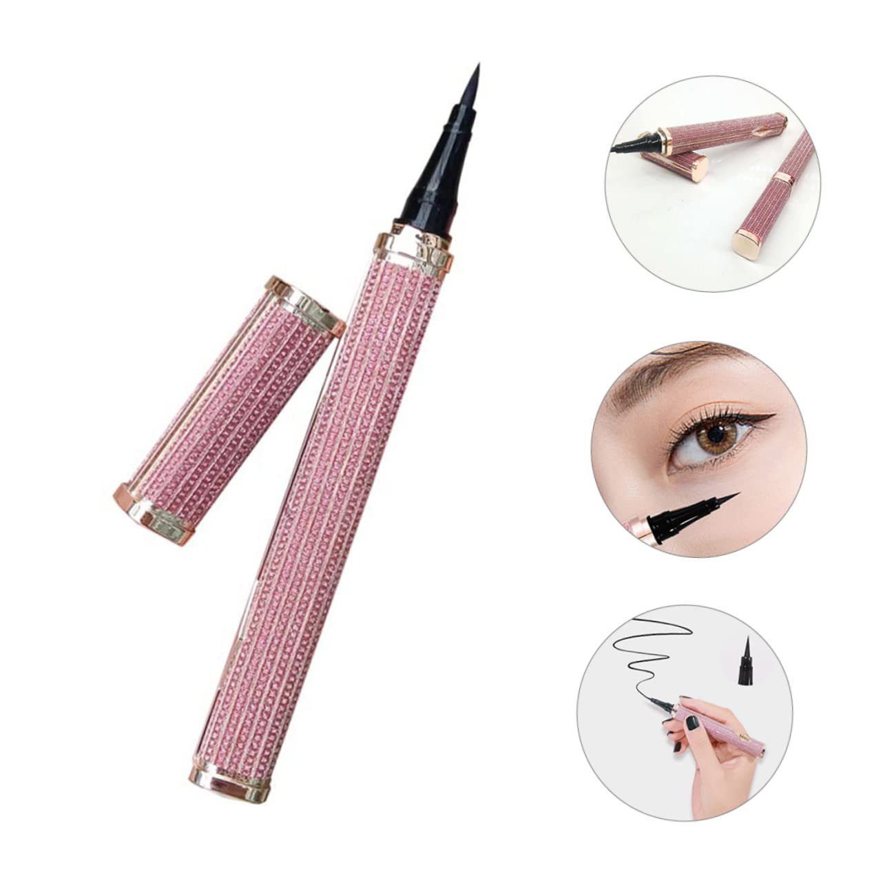 Подводка Healvian Eyeliner Жидкая Подводка для Макияжа Глаз для Женщин Черный, фото №3