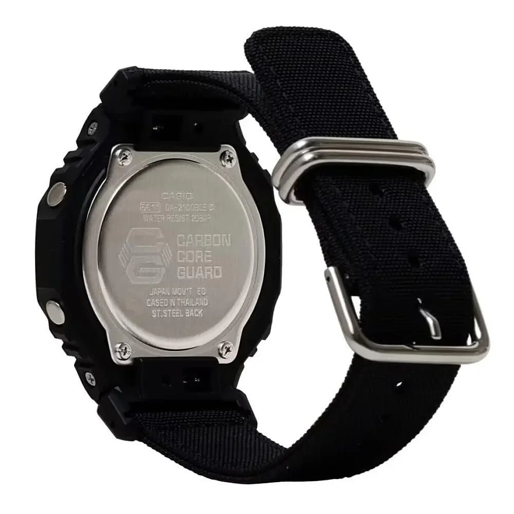 Часы Casio GA-2100BCE-1AER, черный, One size fits all, Ремешок, фото №3 Часы Casio GA-2100BCE-1AER, черный, One size fits all, Ремешок, фото №3