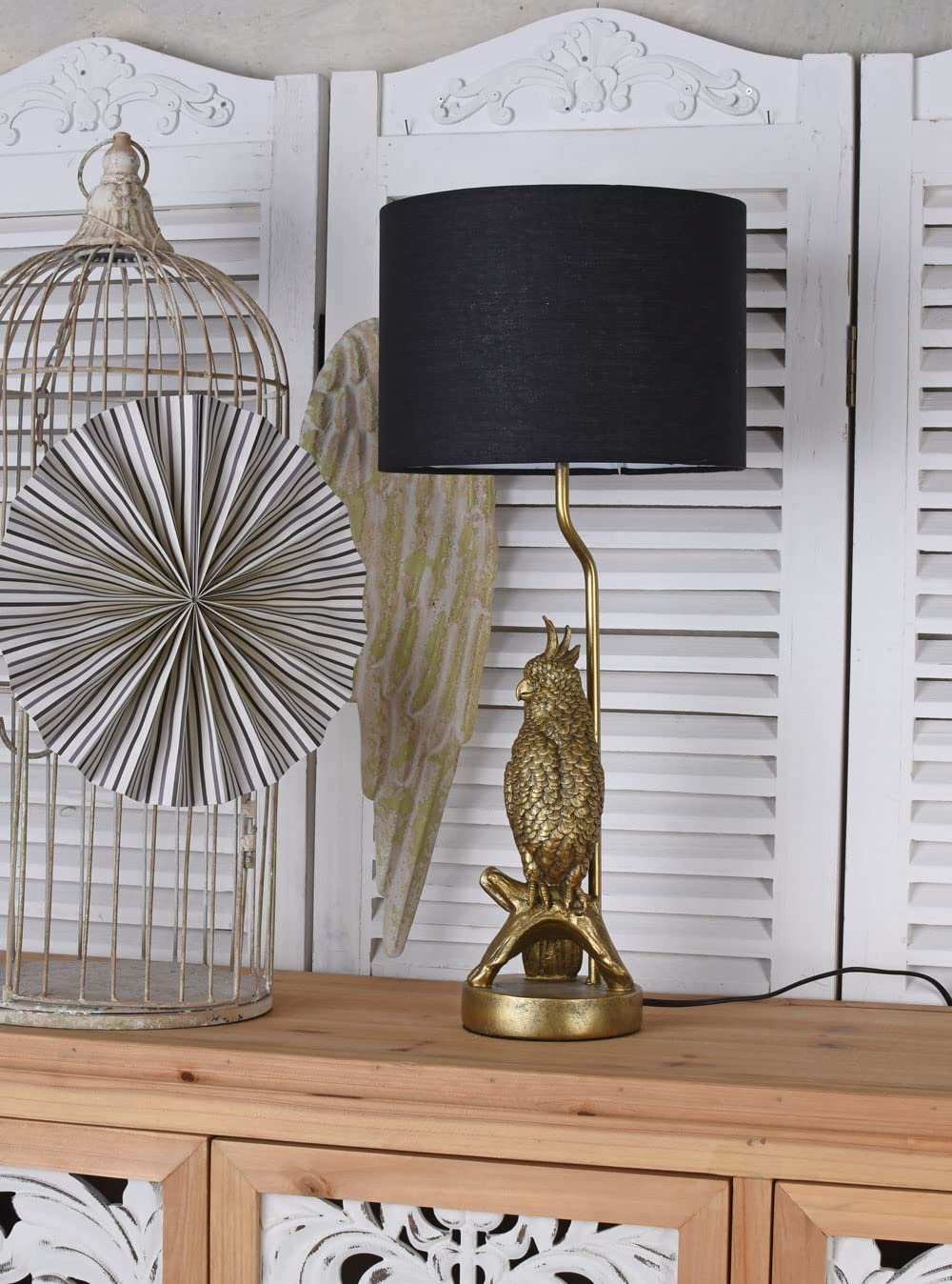 Настольная лампа Palazzo Parrot Cockatoo cw268 58 см, фото №6