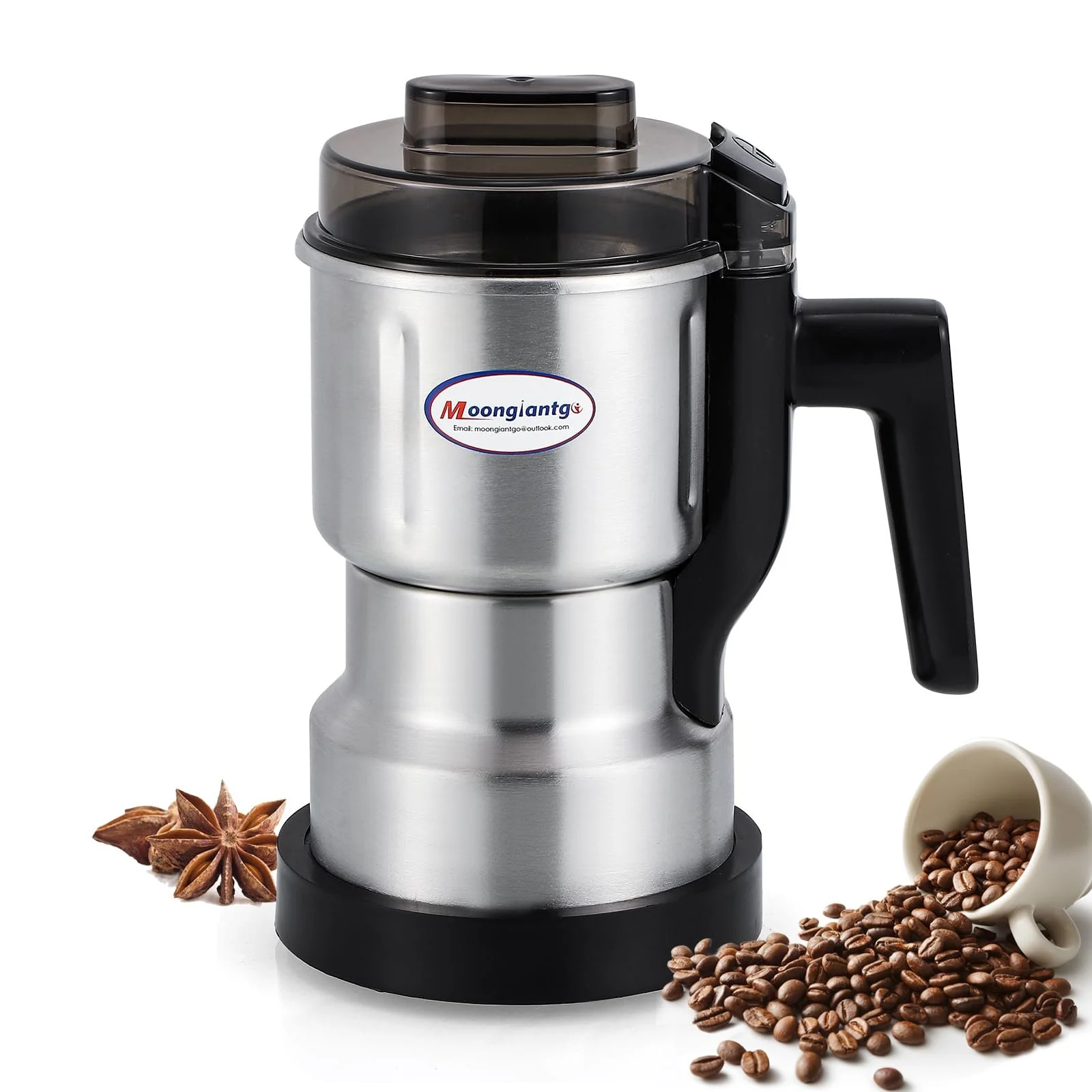 Электрическая мельница Moongiantgo Многофункциональная Ultra Fine Spice Mill & Coffee Grinder, фото №1