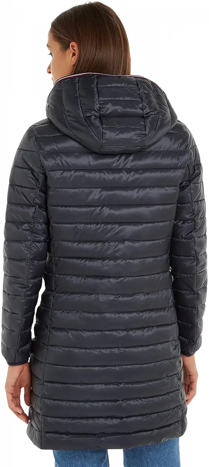 Пуховик Tommy Hilfiger Global Stripe Winter Жіночий, фото №2 Пуховик Tommy Hilfiger Global Stripe Winter Жіночий, фото №2