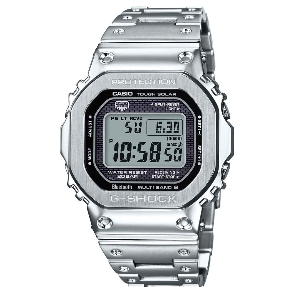 Годинник Casio GMW-B5000D-1ER Чоловічий Цифровий Кварцевий з Нержавіючим Ремінцем, фото №1
