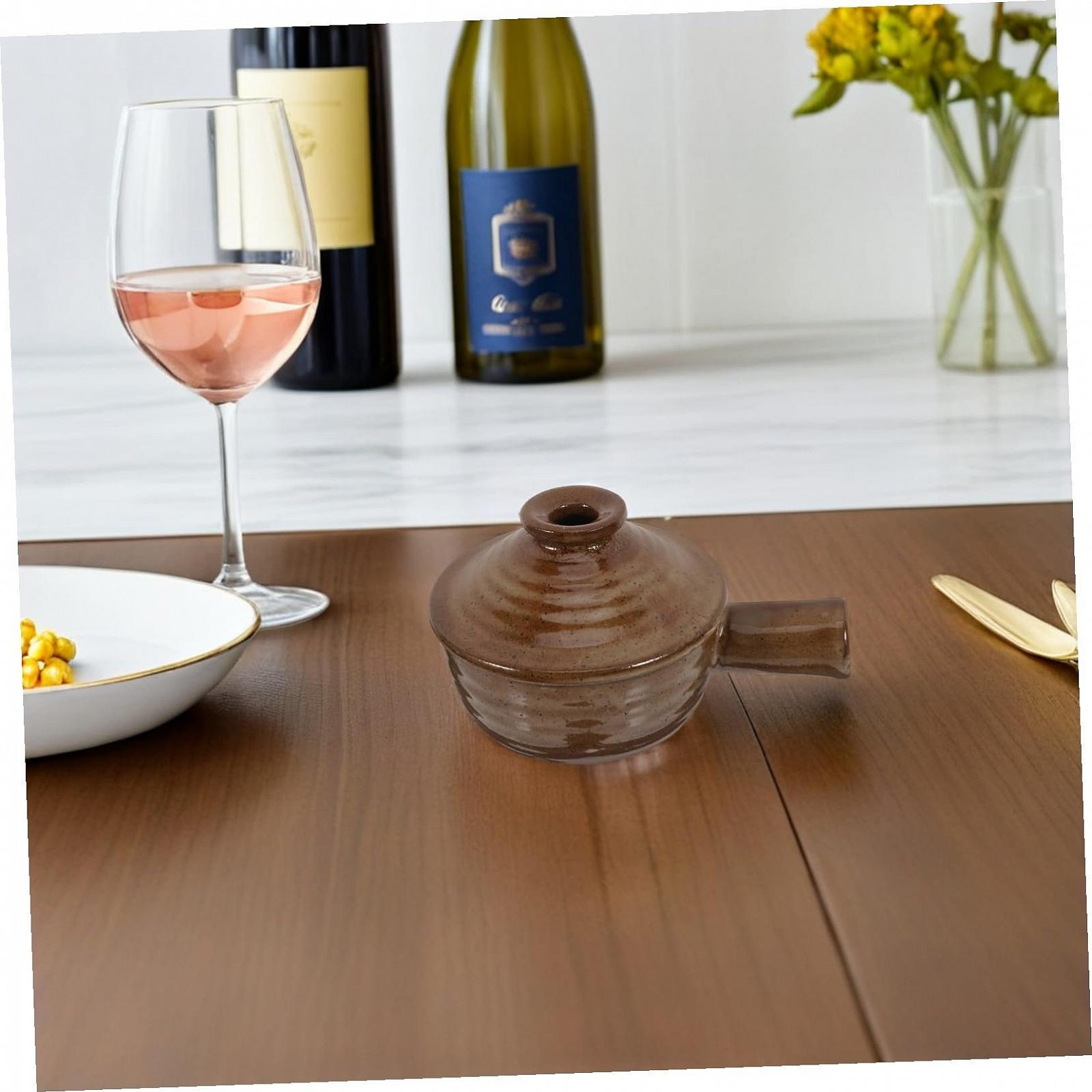 Набір з 2 ковшів Cabilock керамічні для мікрохвильової печі з кришкою, фото №6