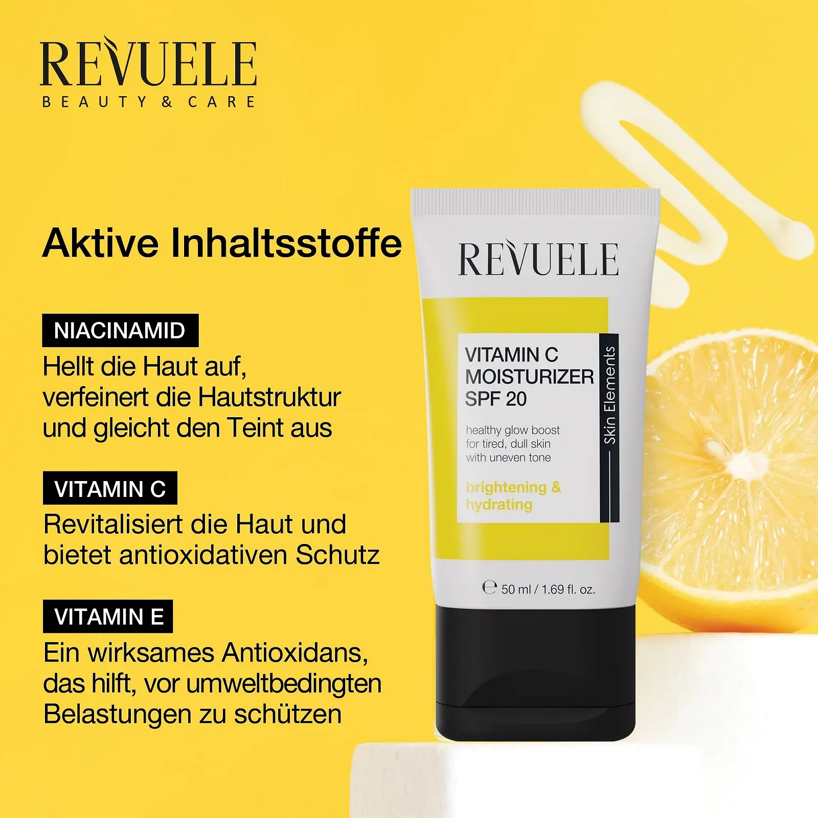 Денний крем Revuele Vitamin C SPF 20 50 мл, фото №5
