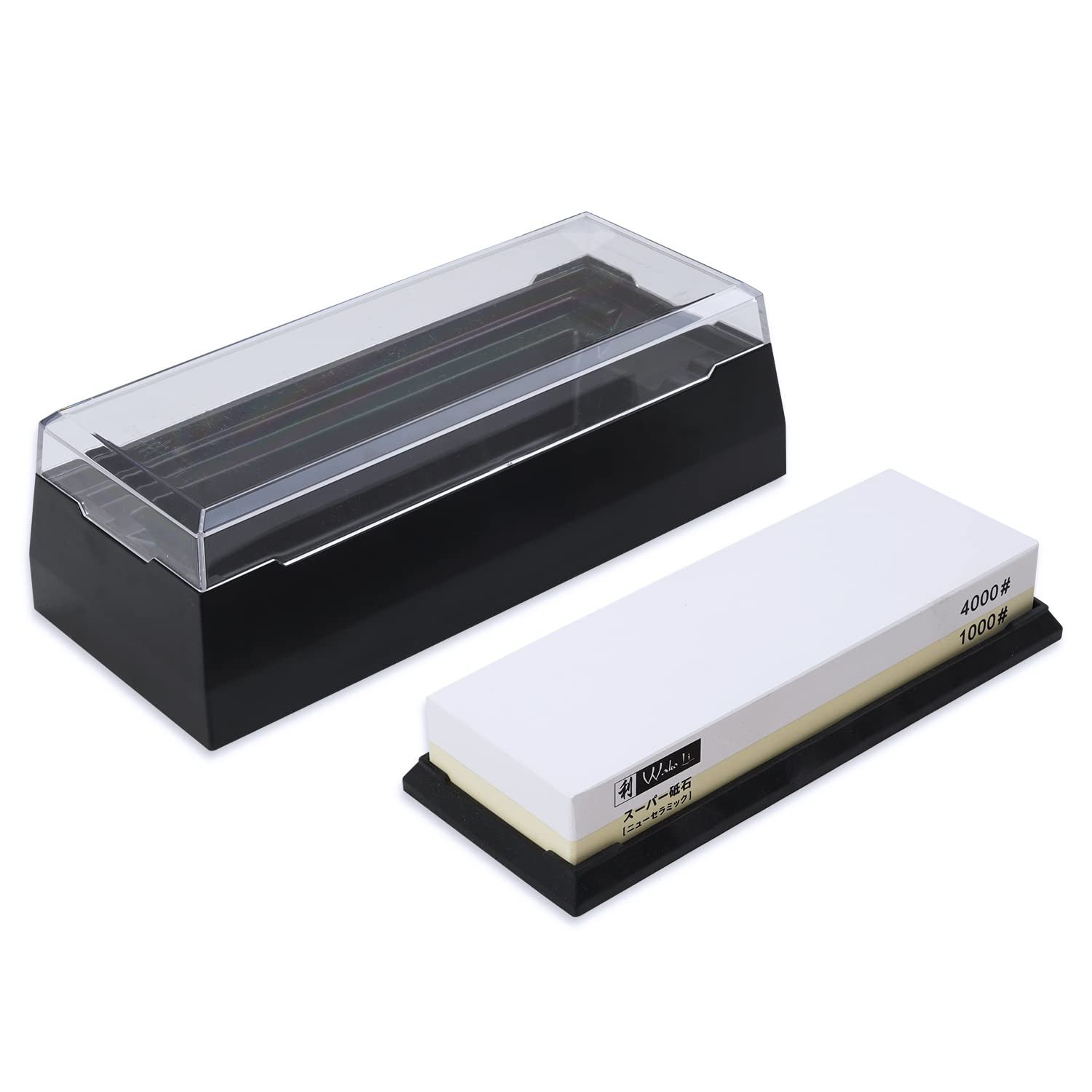 Точильный камень Wakoli 1000/4000 корунд с аксессуарами в кейсе, фото №4