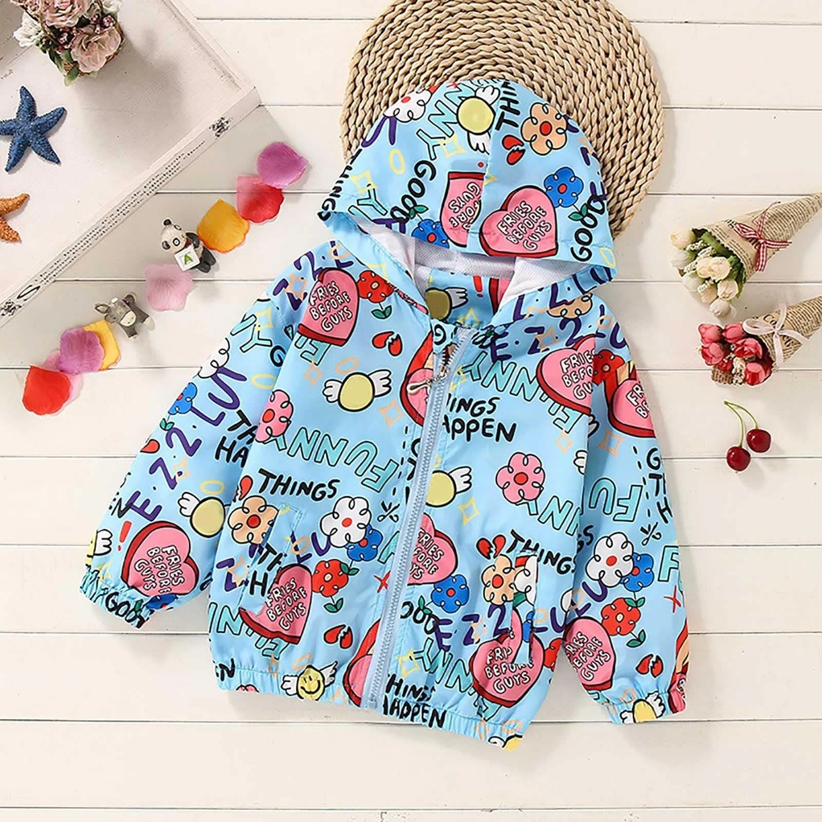 Вітровка Дитяча Дихаюча з капюшоном Вітронепроникна, фото №2