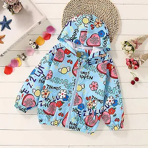 Вітровка Дитяча Дихаюча з капюшоном Вітронепроникна synthetic.ua - Фото 1