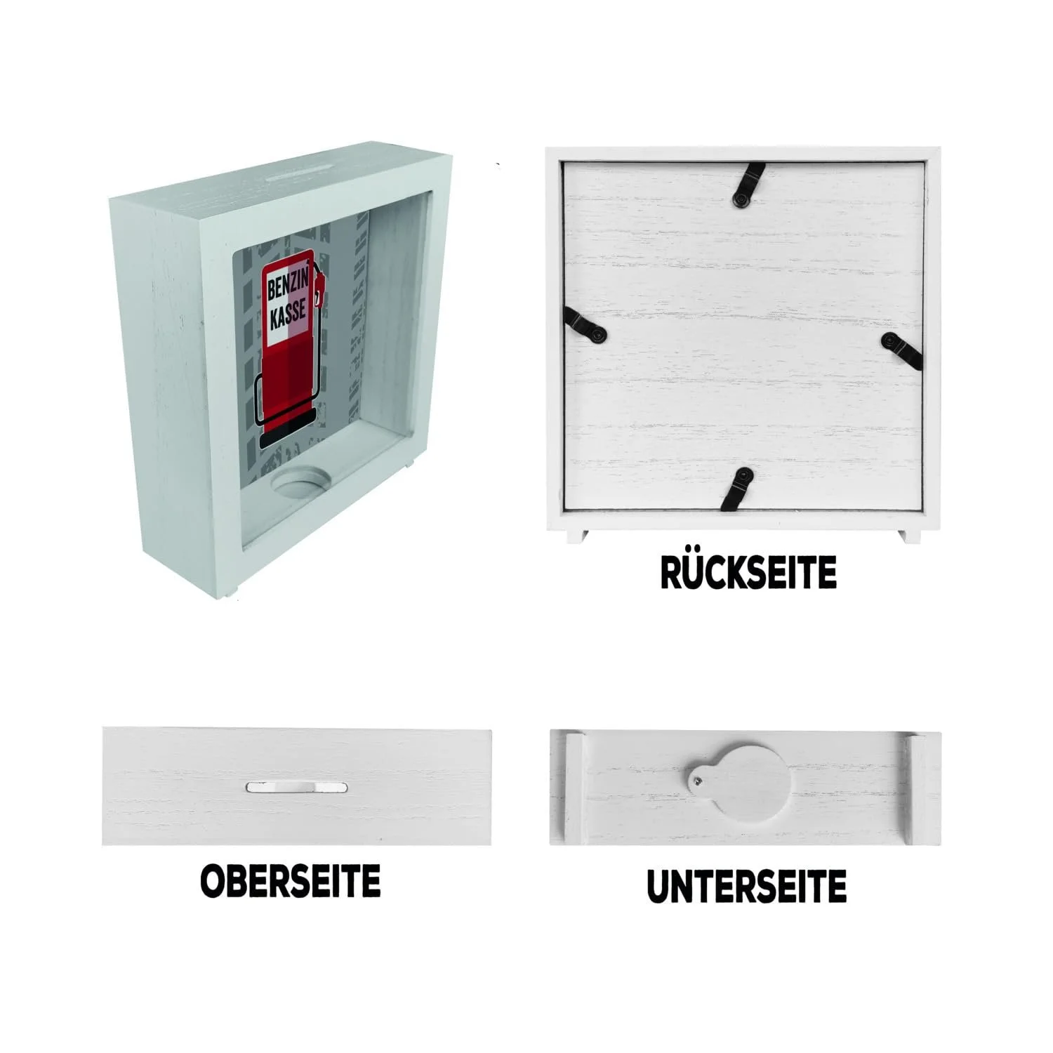 Скарбничка дерев'яна Petrol Pump Frame, фото №6