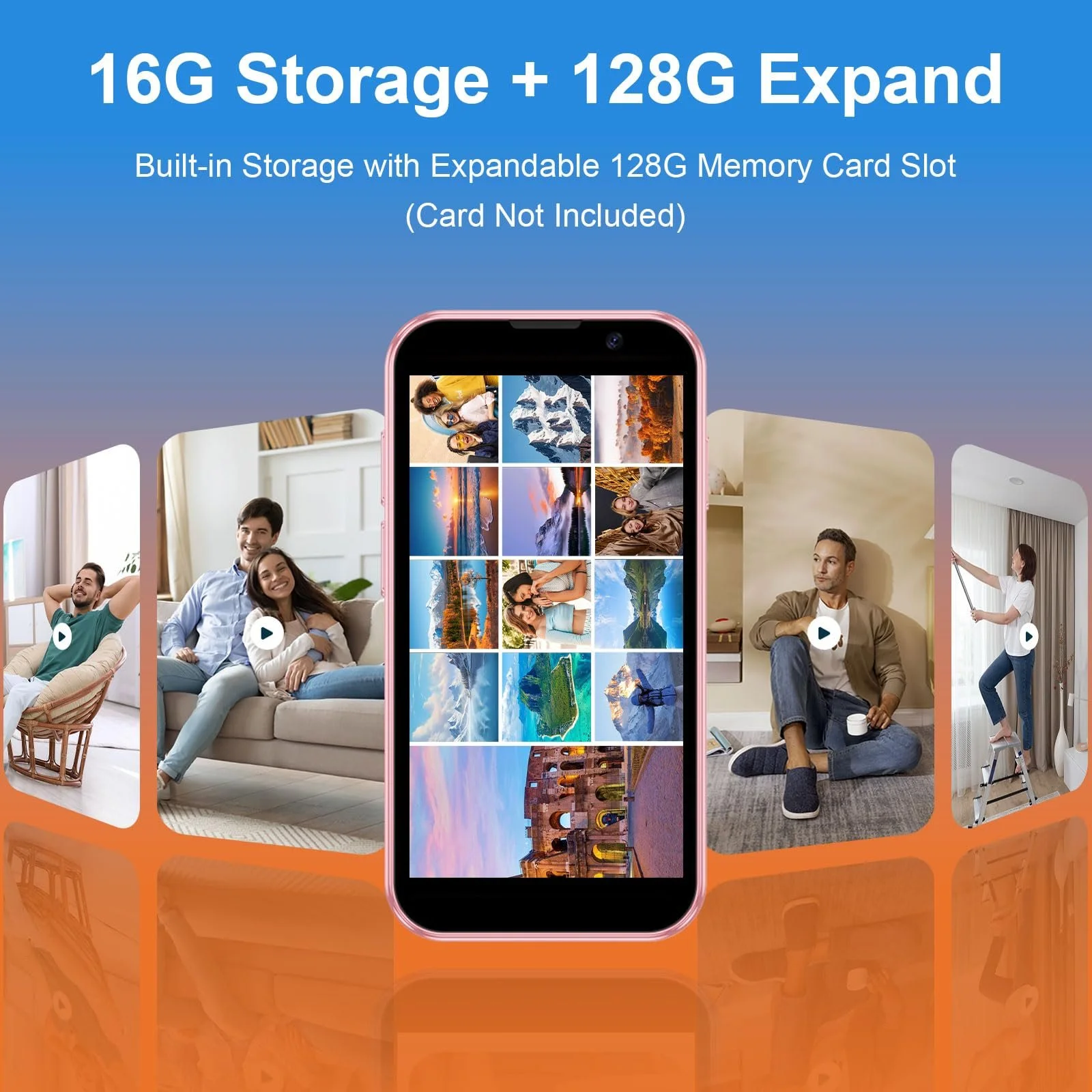 Смартфон Mini Unlocked 3 дюйми HD Touch Screen Quad Core Dual SIM Face ID 2GB, фото №4