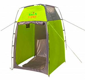 Палатка-душ GreenCamp GS30 120х120х190 см серо-салатовый Палатка-душ GreenCamp GS30 120х120х190 см серо-салатовый