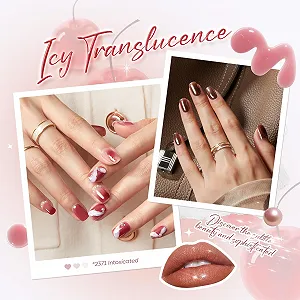 Гель-лак Modelones Набір 4 кольори з базовим і верхнім покриттям synthetic.ua - Фото 1