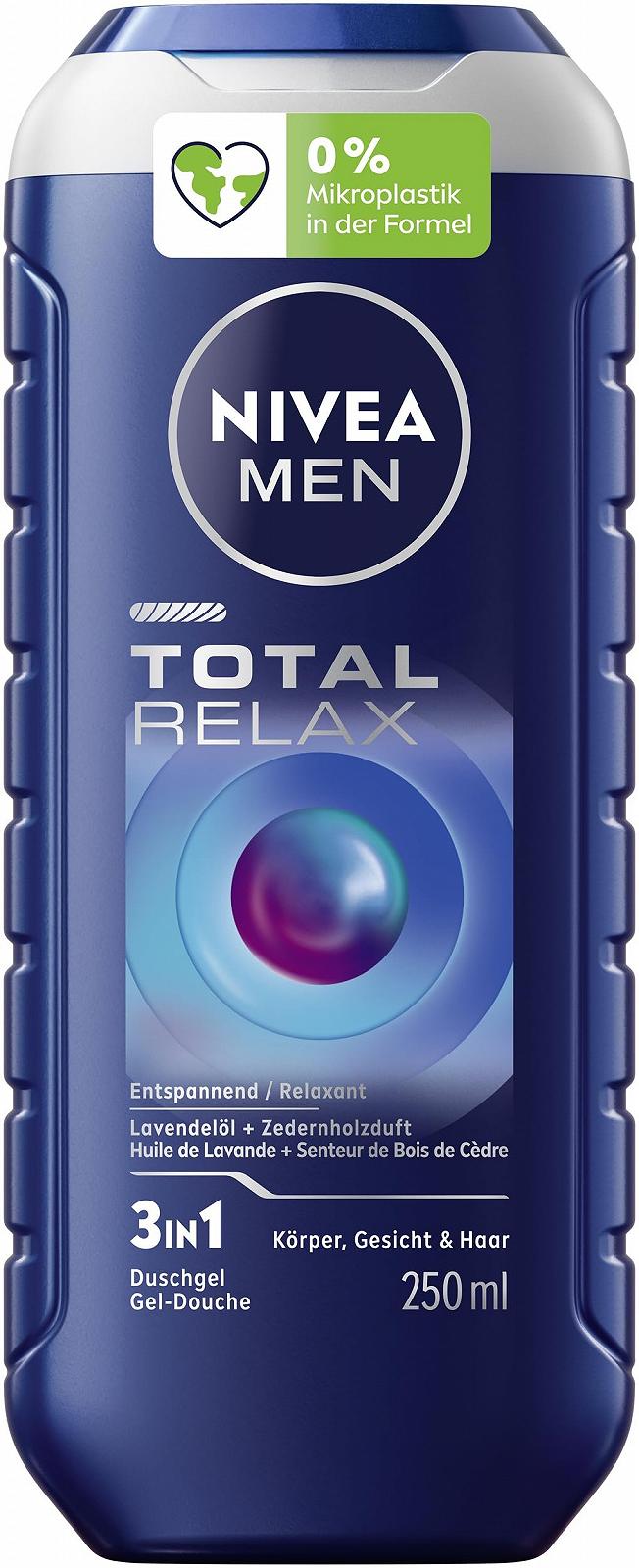 Гель для душа NIVEA MEN Total Relax pH-нейтральный Аромат кедрового дерева и масло лаванды 250 мл, фото №1