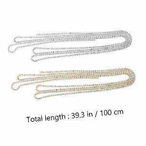 Цепочка для ногтей 2 шт. Медь synthetic.ua - Фото 1