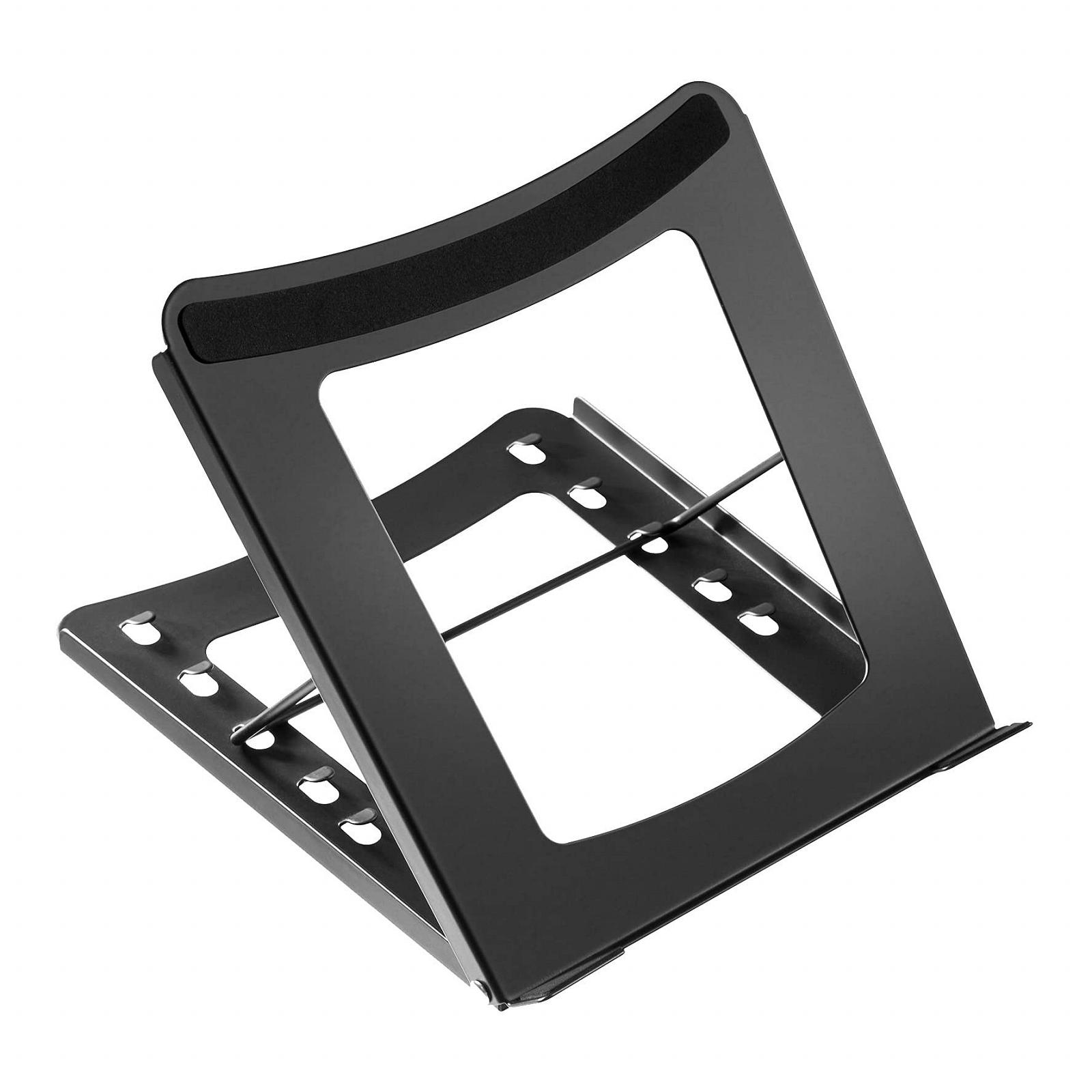 Подставка для ноутбука алюминиевая Newstar NSLS075BLACK - черная, фото №4