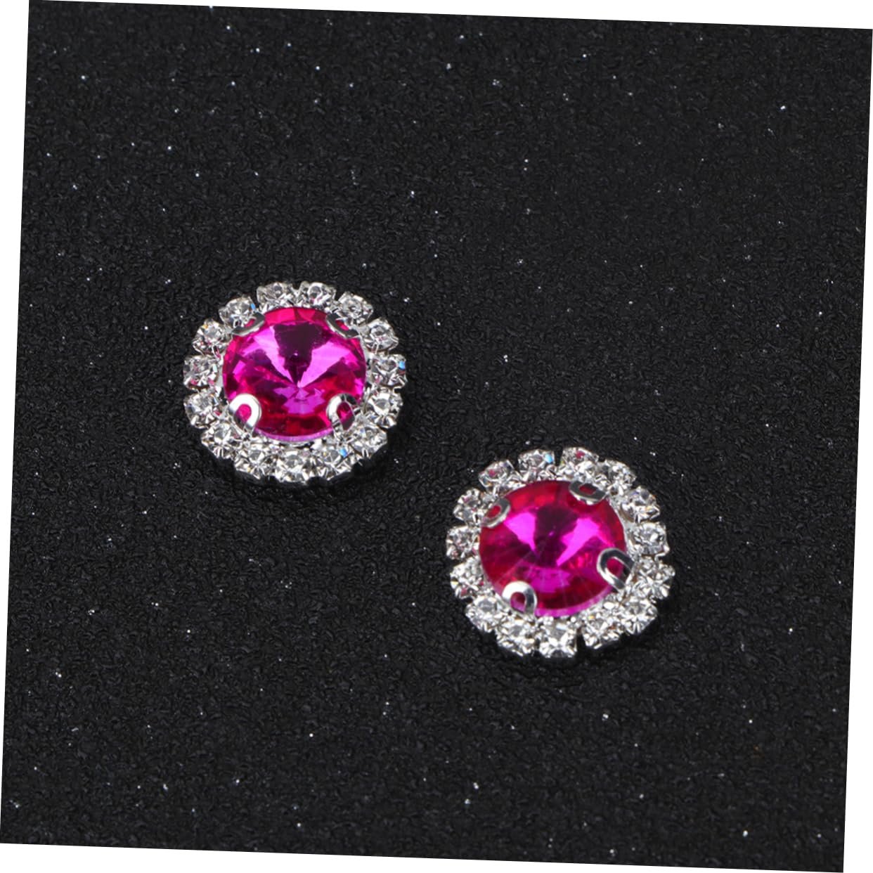 Стразы Круглые TEHAUX 20 шт. Розовый, фото №6