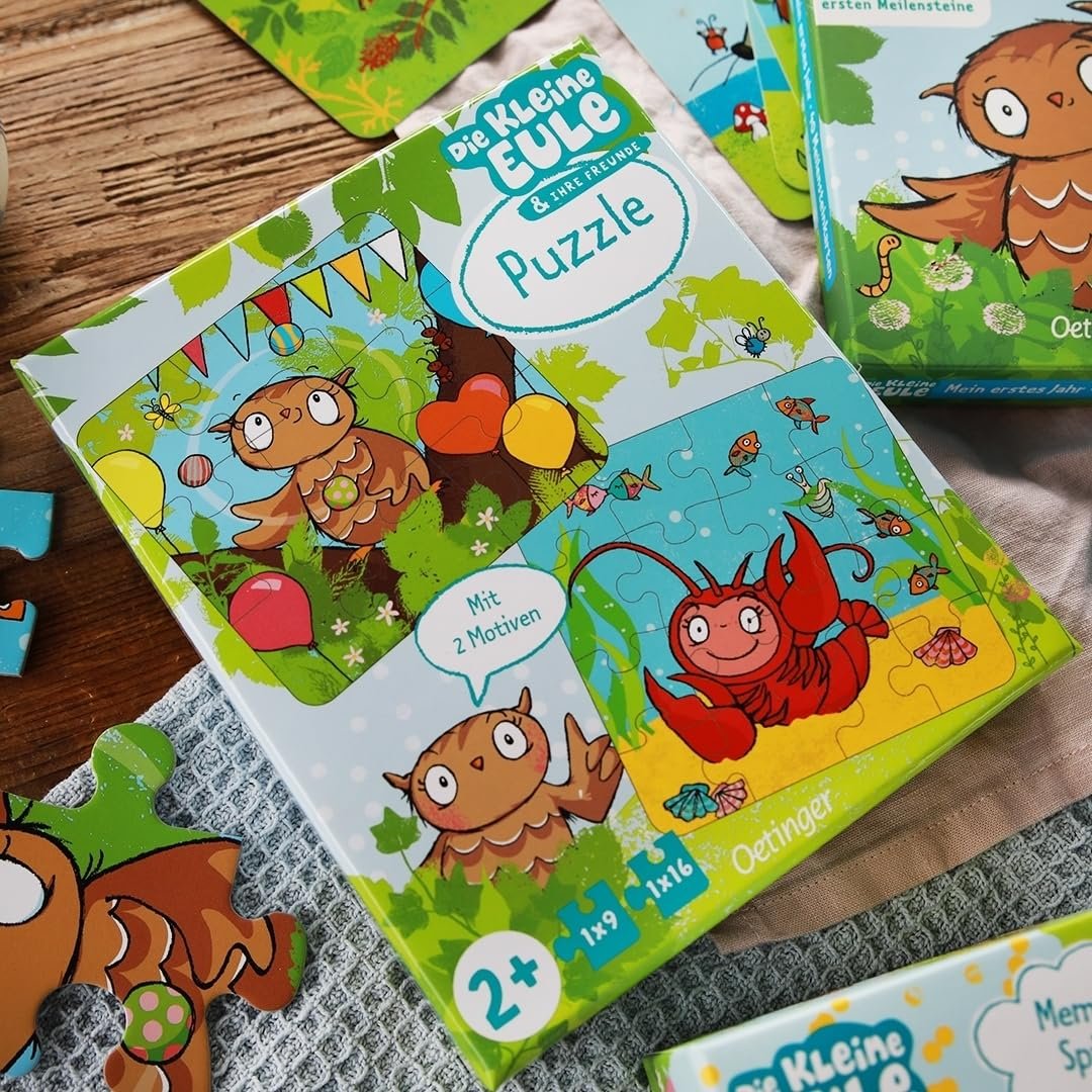 Набор пазлов The Little Owl 2 пазла (9 и 16 элементов), фото №3
