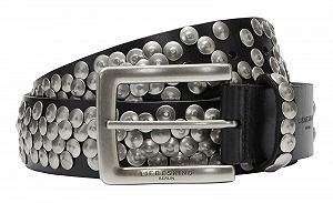 Ремінь Liebeskind Berlin H 38 мм 85 STUDDED BELTS Зі шкіри Black, чорний - Фото 1