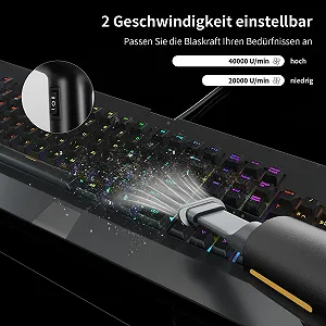 Электрическая воздуходувка Eave 500 Вт 2 скорости Проводная 145 г synthetic.ua - Фото 1