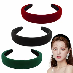 Вінтажний обруч для волосся Оксамитовий - Фото 1