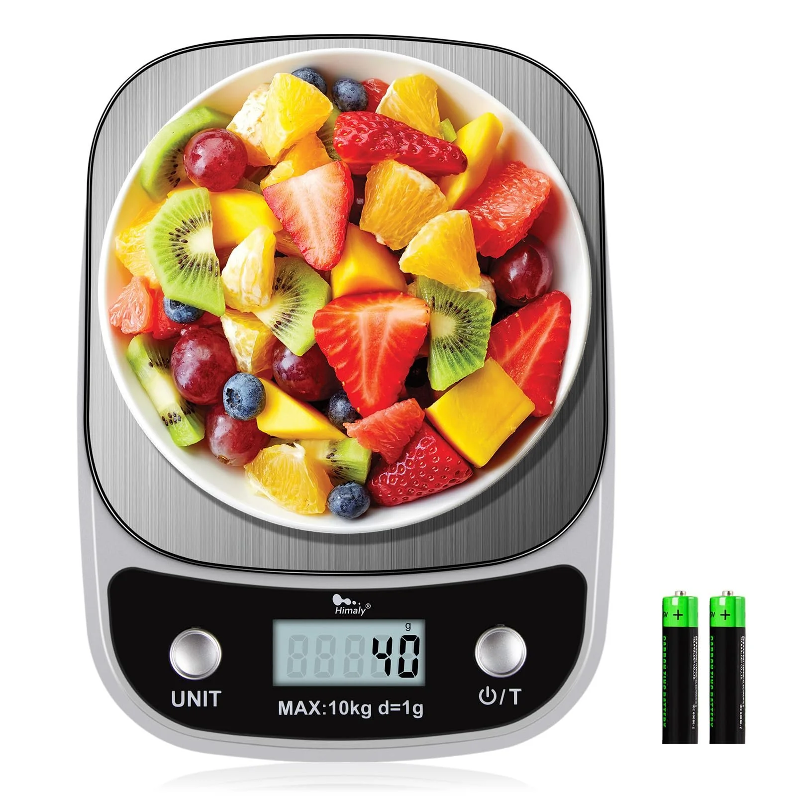 Кухонні ваги Uten 8 kg 1 g LCD White, фото №1 Кухонні ваги Uten 8 kg 1 g LCD White, фото №1