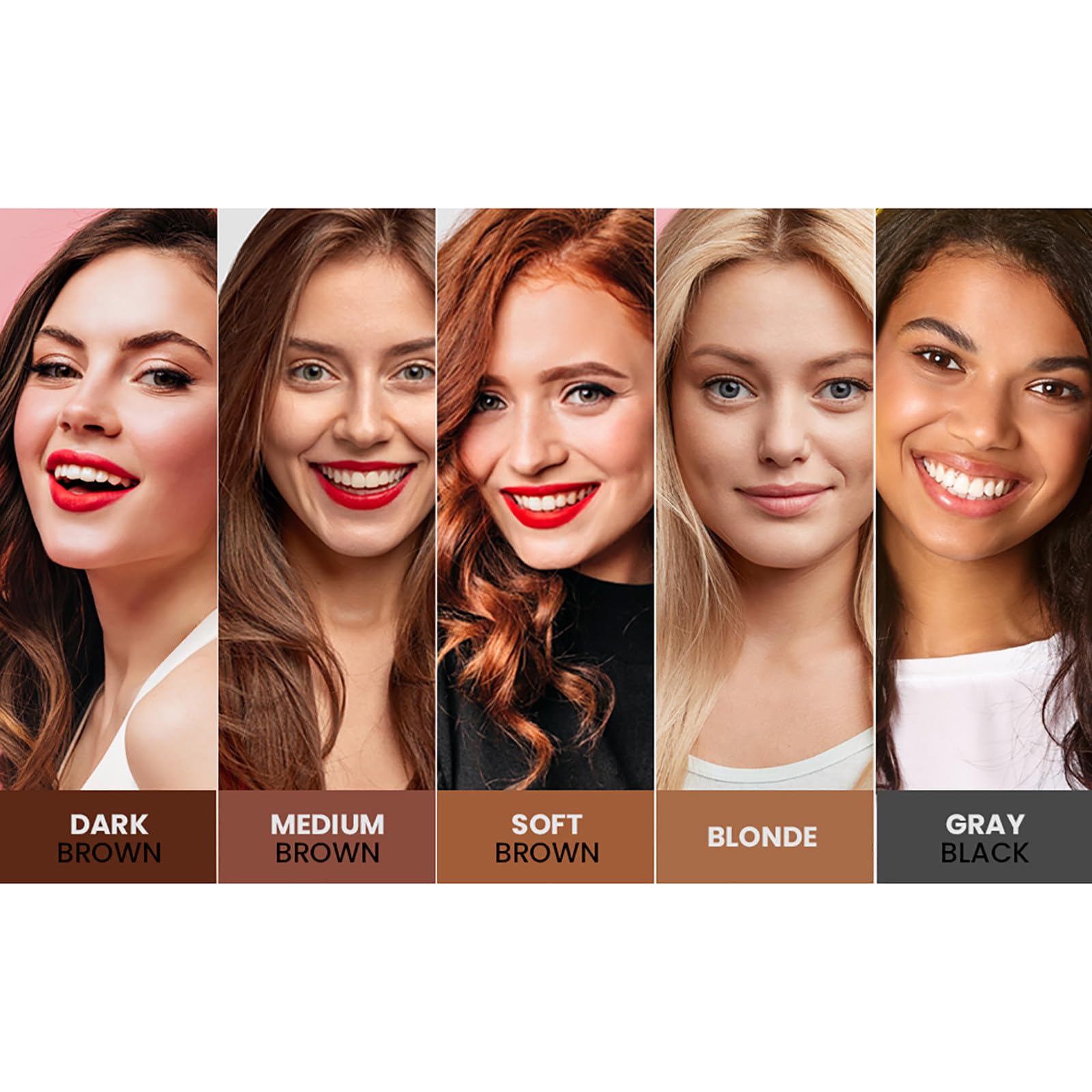 Пудра для бровей Mit Farbe Medium Brown 8.7x3.3x3.3, фото №7