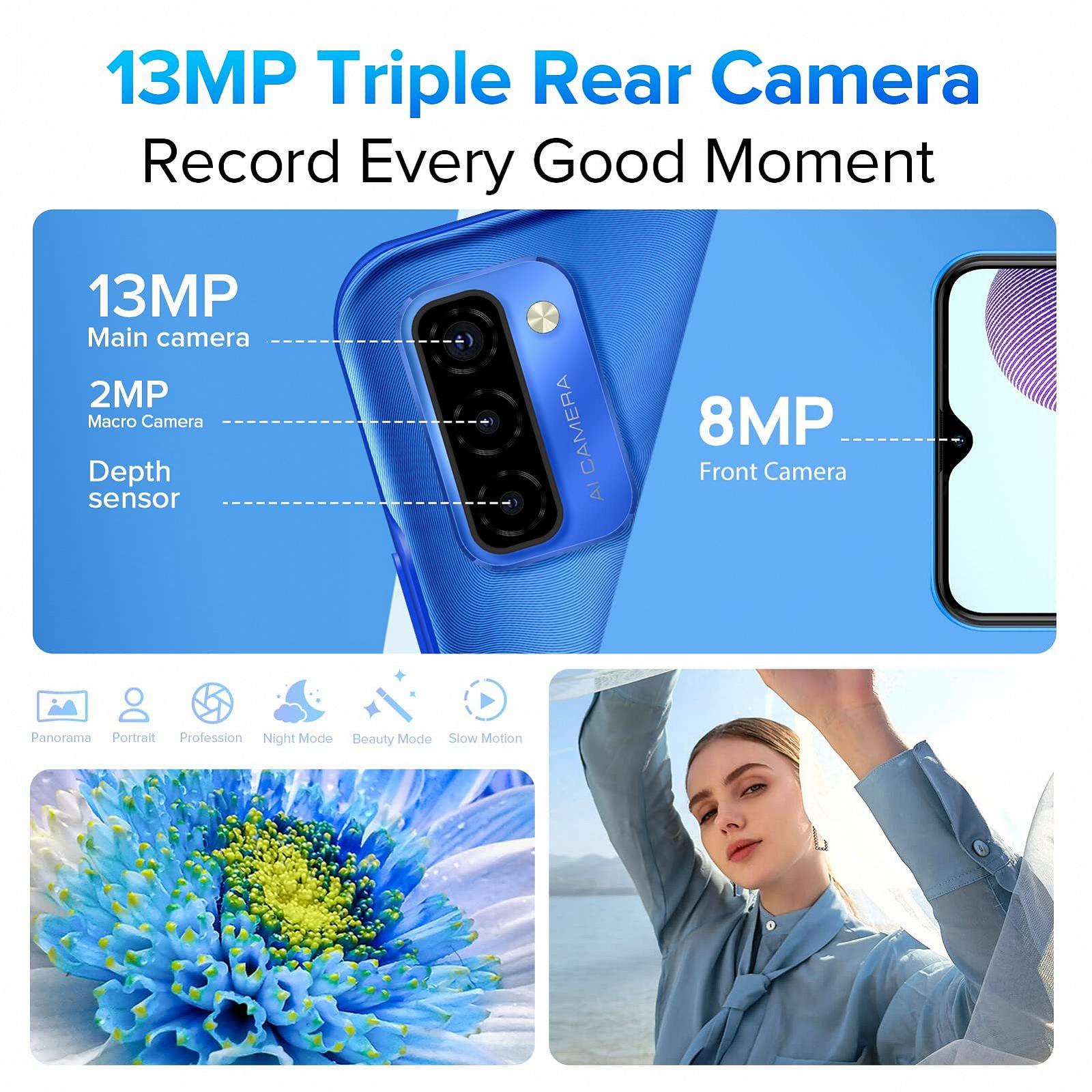 Смартфон Ulefone Note 12 128GB 6.82" HD+ Android 11 13MP 4G Dual SIM Black, фото №6