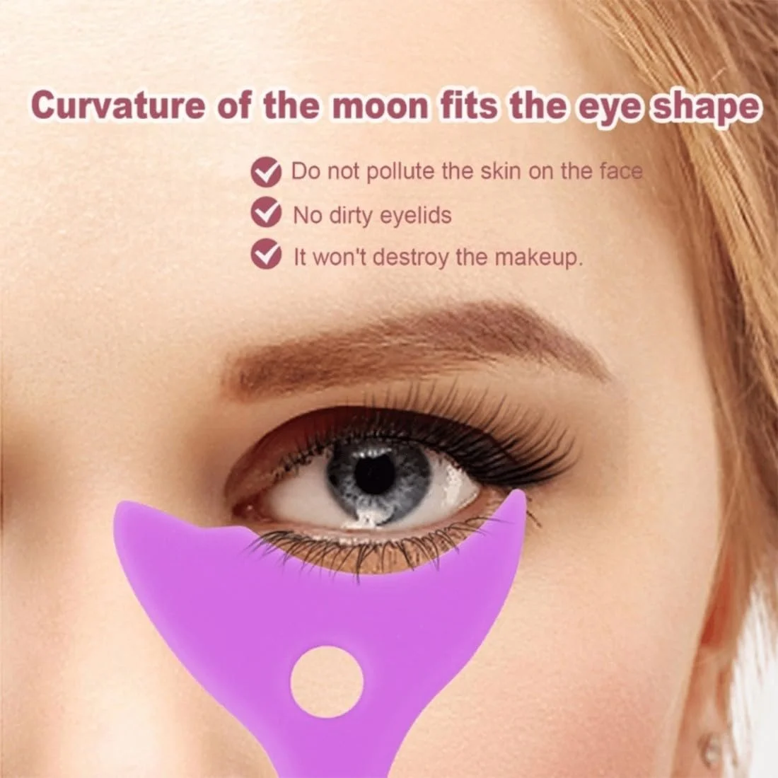 Трафарети для підводки PLABBDPL Многоразовые Силіконовий Фіолетовий, фото №4 Трафарети для підводки PLABBDPL Многоразовые Силіконовий Фіолетовий, фото №4