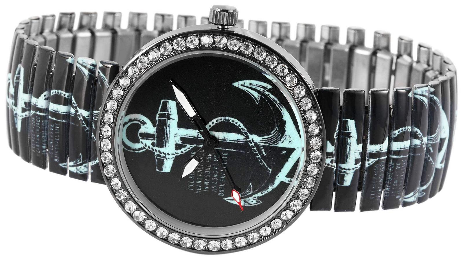 Часы Excellanc Женские наручные часы Ремешок из нержавеющей стали 1700032 Аналоговый Кварц Стразы, фото №3