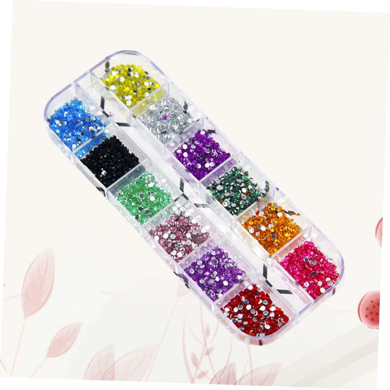 Наклейки для дизайна ногтей Beavorty 12 цветов, упаковка 2000 шт. Блестящие украшения для дизайна ногтей, яркие цвета, фото №4 Наклейки для дизайна ногтей Beavorty 12 цветов, упаковка 2000 шт. Блестящие украшения для дизайна ногтей, яркие цвета, фото №4