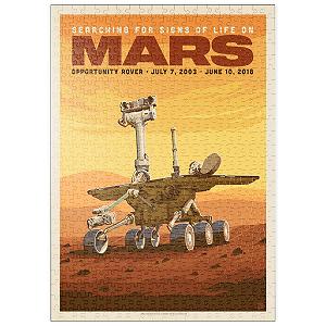 Пазл MyPuzzle Special Collection NASA 2003: Mars Opportunity Rover Vintage Poster 500 деталей - Фото 1