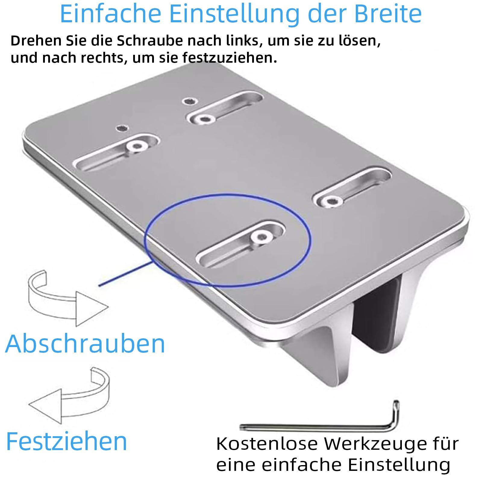 Підставка вертикальна Алюмінієва регульована для ноутбука (до 17.3 дюймів) Silver, фото №5