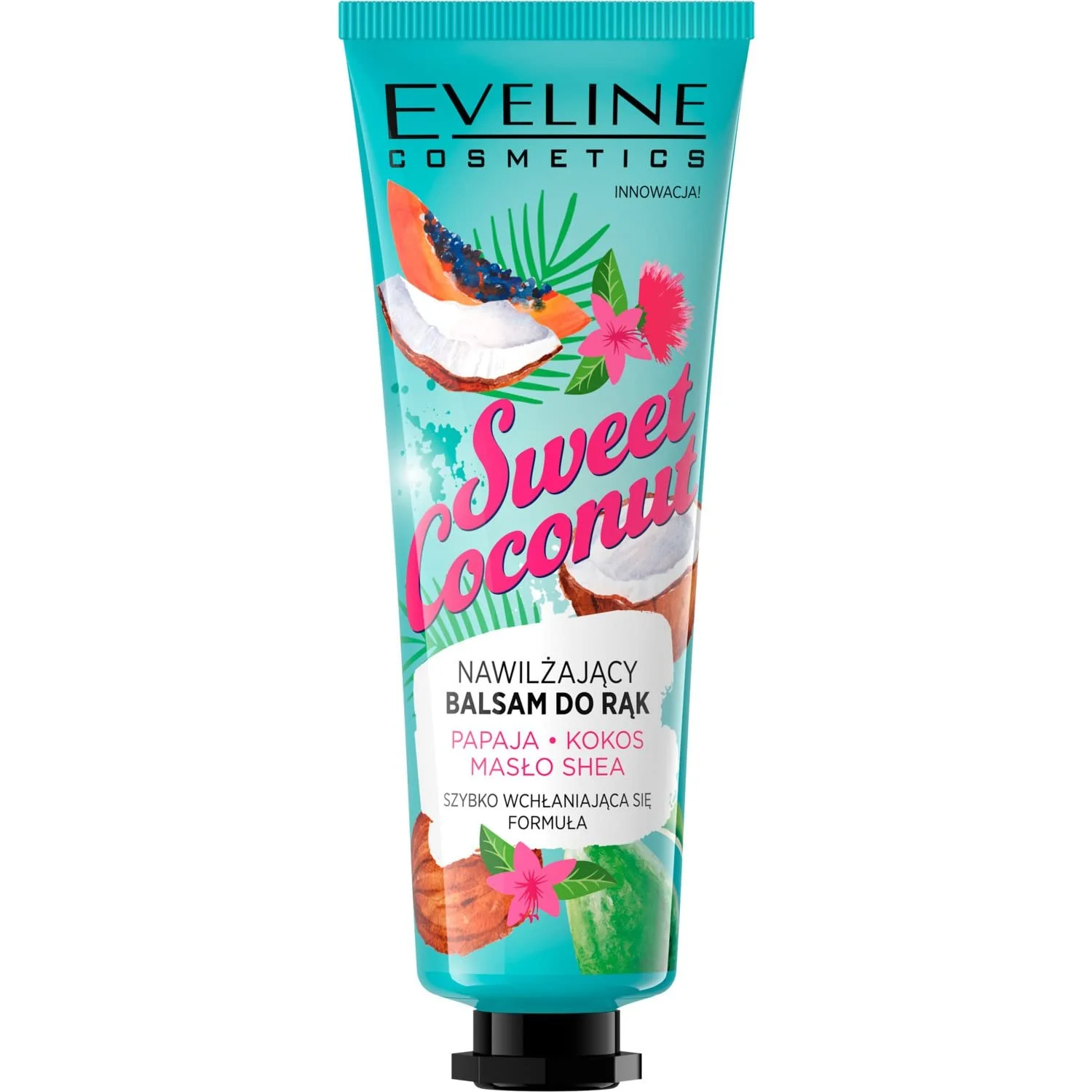 Бальзам для рук Eveline Cosmetics Sweet Coconut Зволожуючий, 50 мл, фото №1 Бальзам для рук Eveline Cosmetics Sweet Coconut Зволожуючий, 50 мл, фото №1