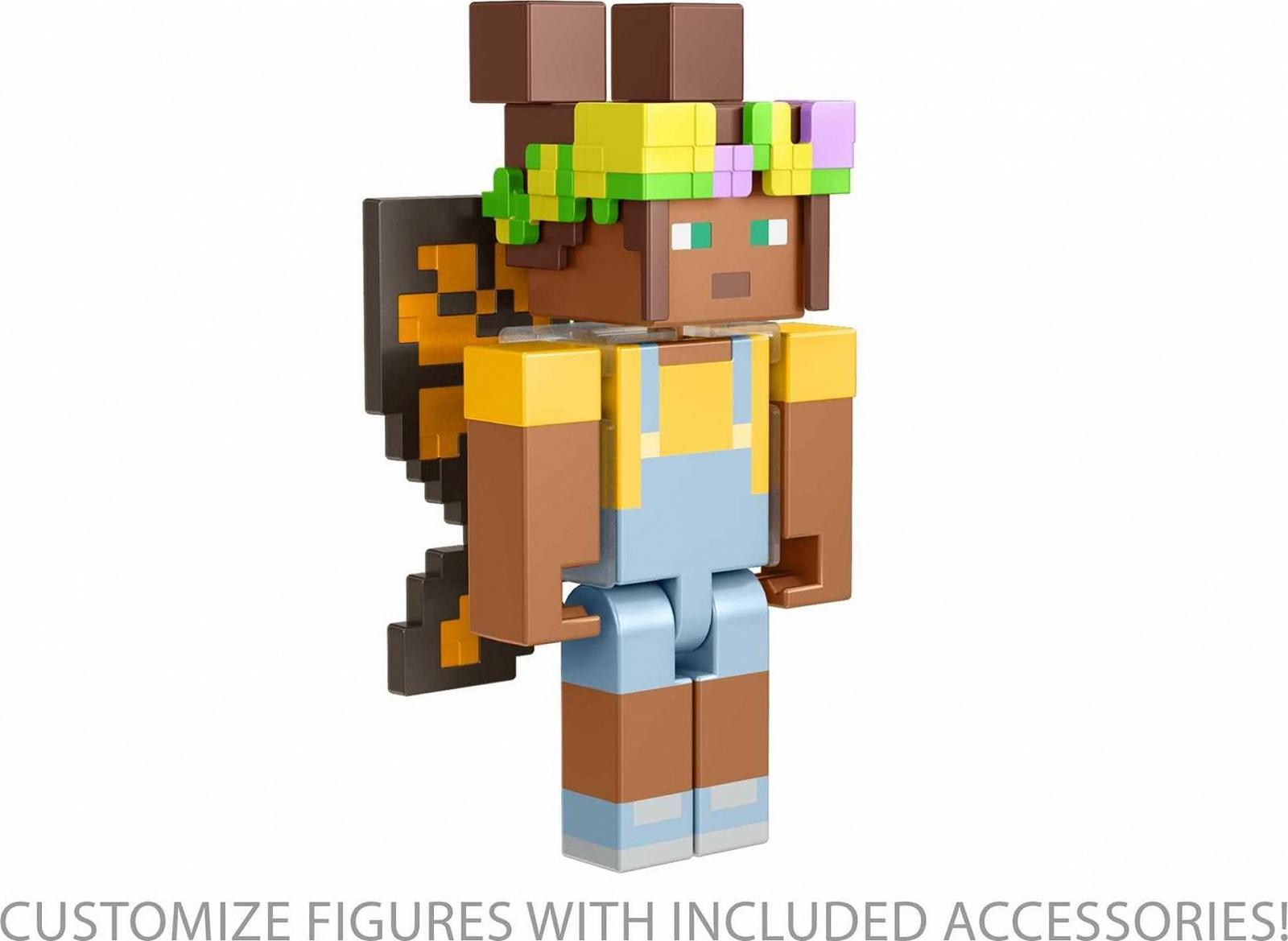 Рухома фігурка Minecraft Creator Series HJG77 10 см + Аксесуари Крила феї, фото №4