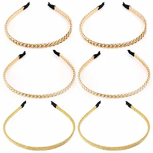 Набор металлических обручей для волос 6шт. - Фото 1
