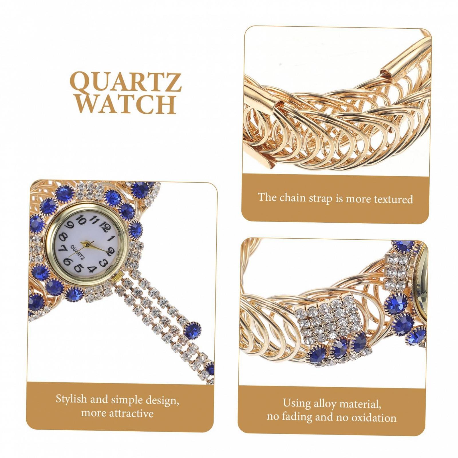 Жіночий Кварцовий Годинник Healvian Золотий, фото №2