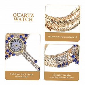 Женские Кварцевые Часы Healvian Золотой synthetic.ua - Фото 1