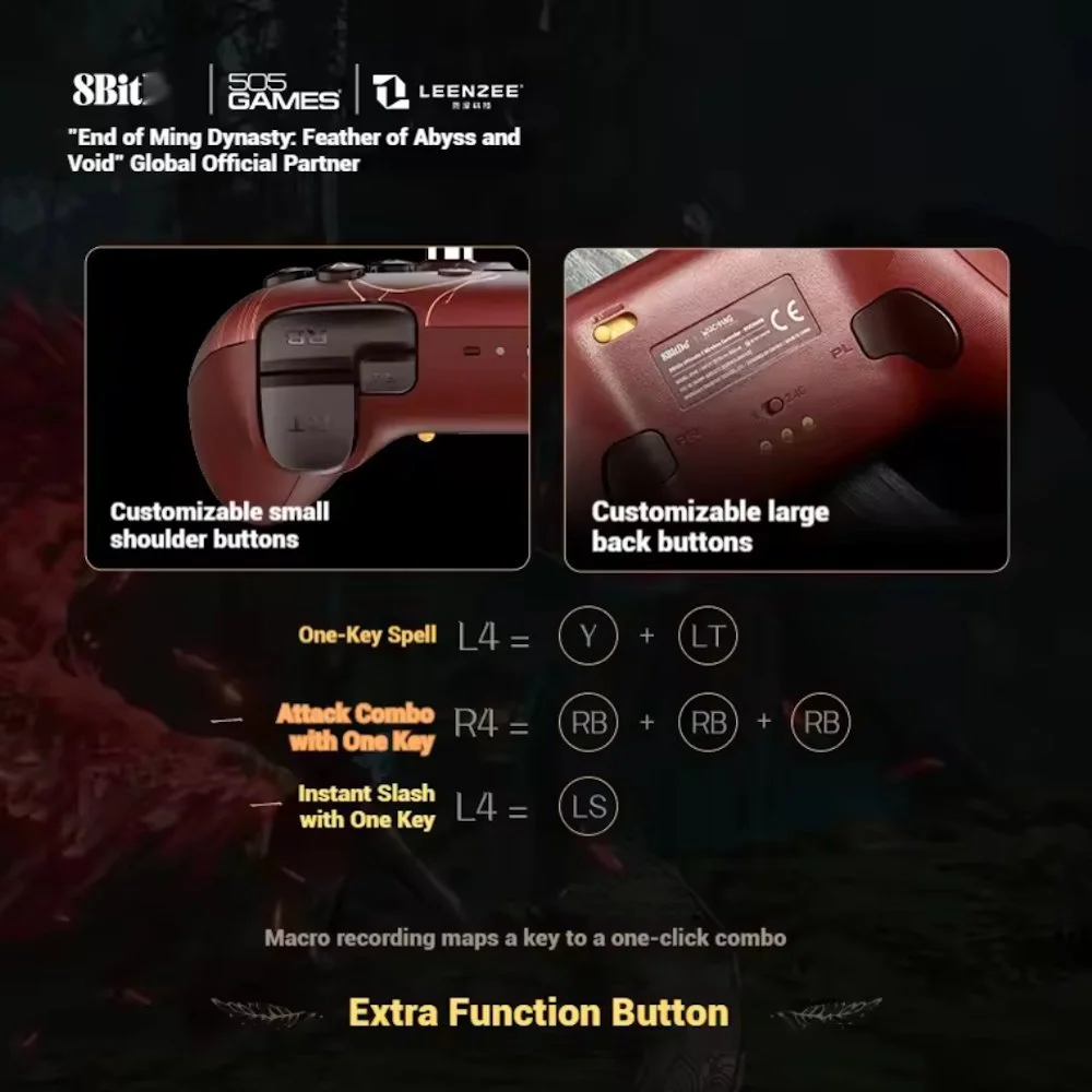 Геймпад 8Bitdo Ultimate 2 Wuchang Windows/Android TMR + Док-станция, фото №6