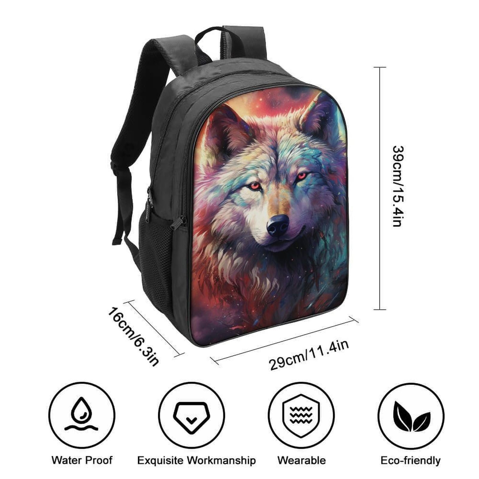 Ранец Wolf DPEOANEBN 40x28x16см, фото №2