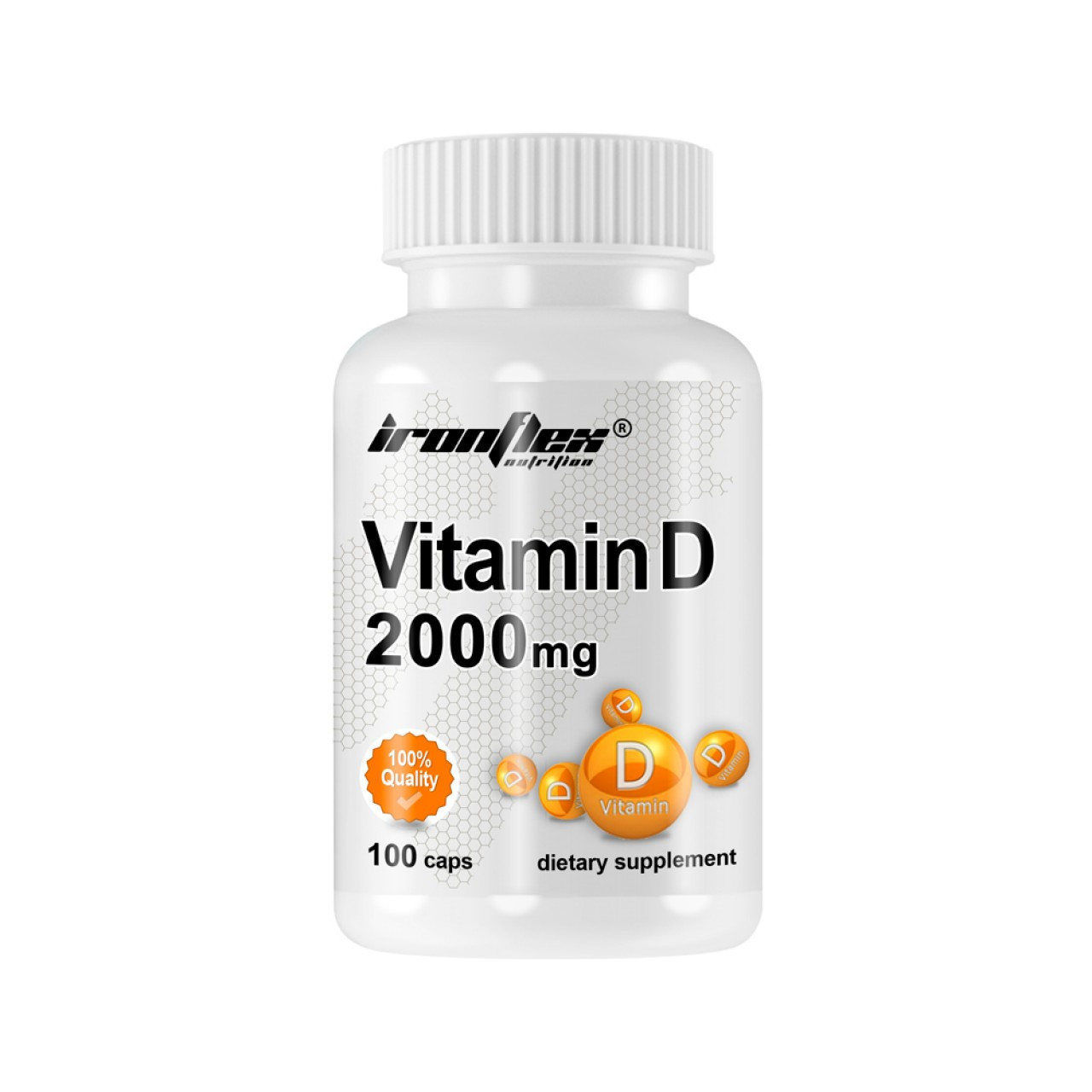 Vitamin D 2000 100tab, фото №1