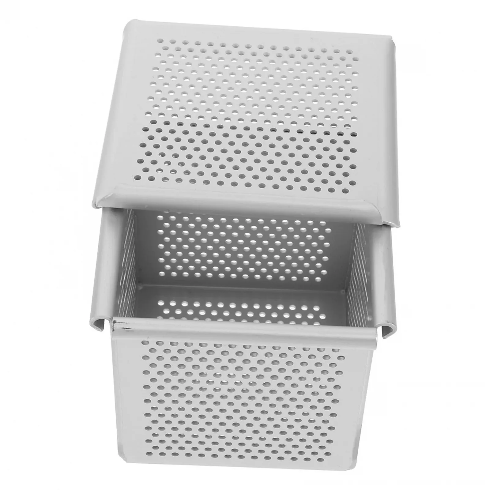 Форма для хлеба алюминиевая мини квадратная с крышкой антипригарная, фото №1