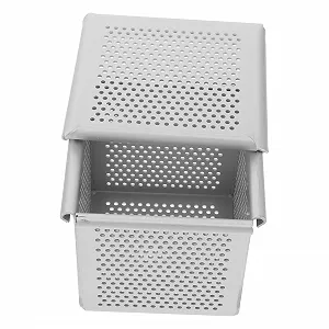 Форма для хлеба алюминиевая мини квадратная с крышкой антипригарная - Фото 1