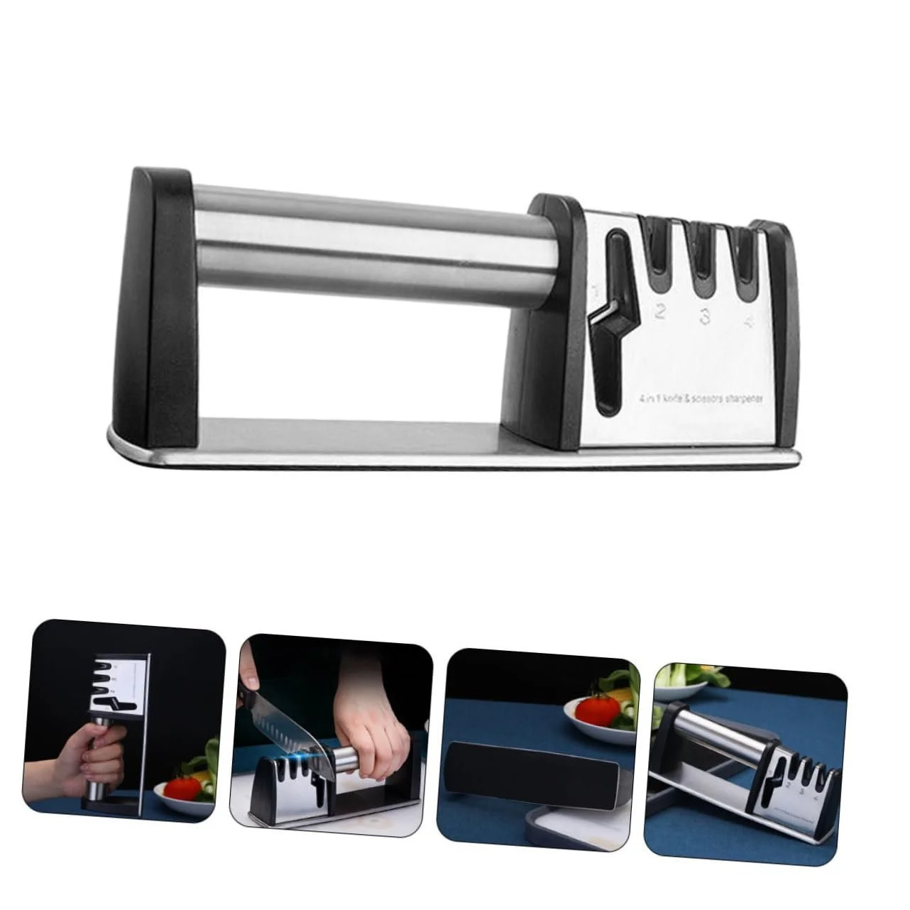 Точило для ножиць та ножів GLEAVI ергономічна з антиковзкою ручкою, фото №6