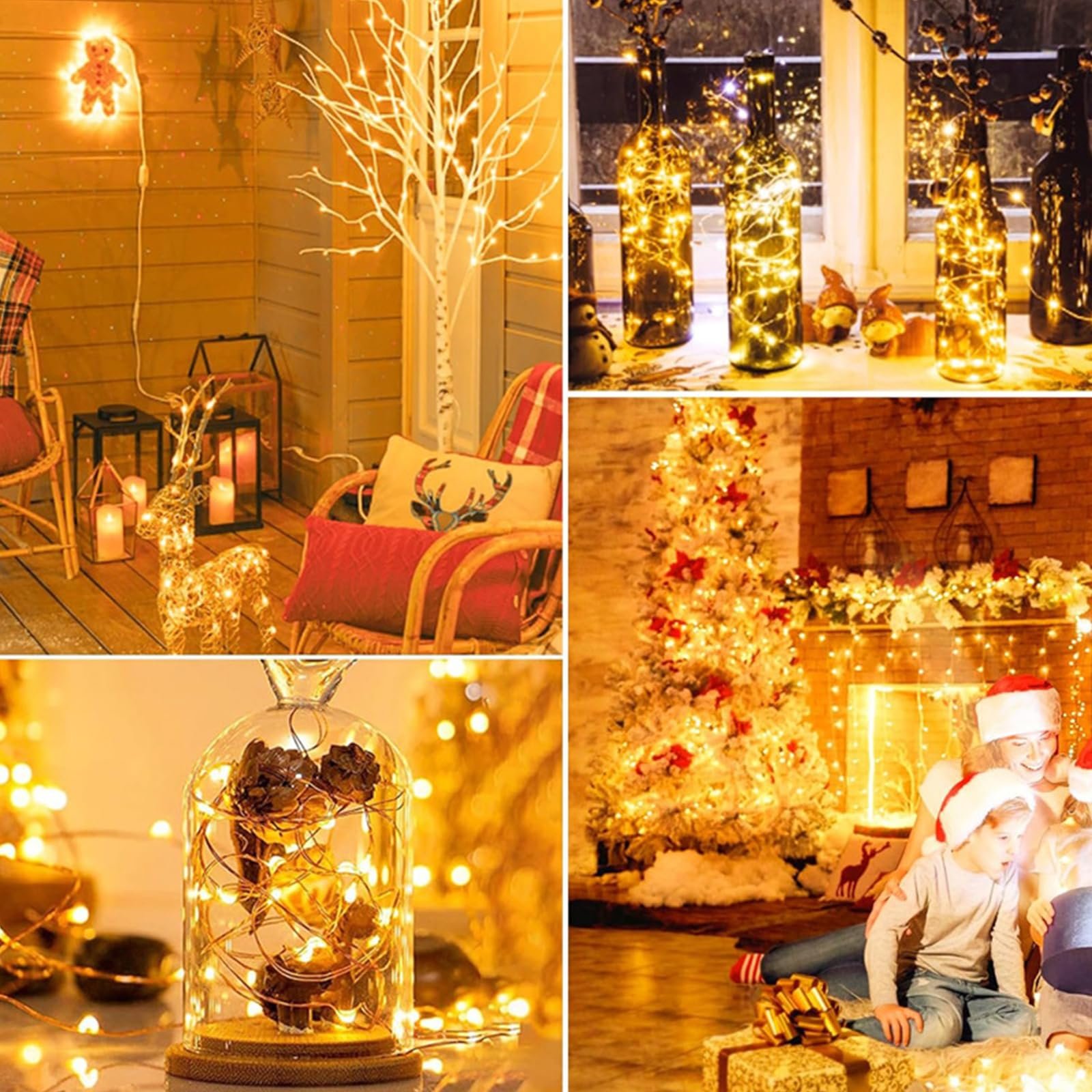Гирлянда ENLACE LED Fairy Lights 10 м 100 LED теплый белый, фото №6