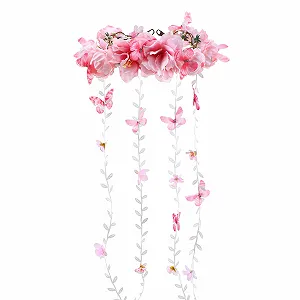 Вінок для волосся Квітка Рожевий - Фото 1