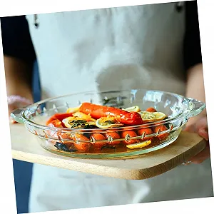 Форма для выпечки стеклянная термостойкая для микроволновой печи антипригарная synthetic.ua - Фото 1